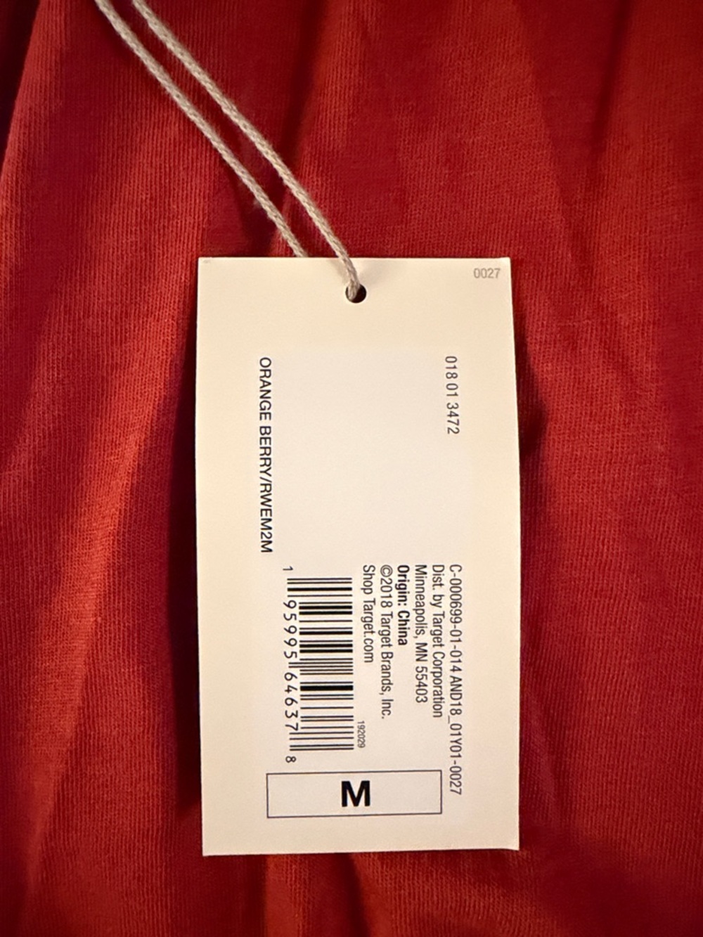 a new day Red One-Shoulder Ruffle Crop Top - Picture 4 of 8